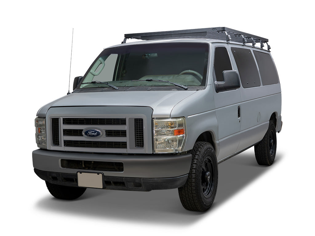 Ford E150/E250/E350 Regular Cab (1992-2014) Slimline II Roof Rack Kit - Front Runner - KRFE010T