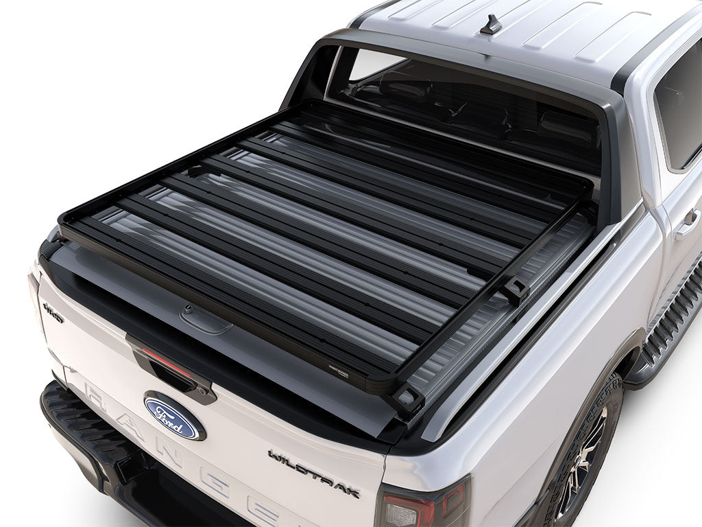 Ford Ranger T6.2 Wildtrak Double Cab w/OEM Roll Top (2022-Current) Slimline II Load Bed Rack Kit - Front Runner - KRFR024T