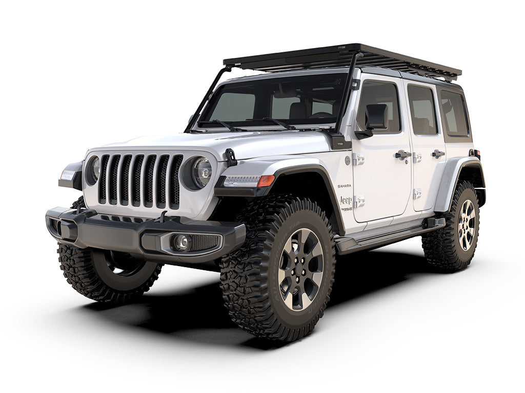 Jeep Wrangler JL 4 Door (2018-Current) Extreme Slimline II Roof Rack Kit - Front Runner - KRJW036T