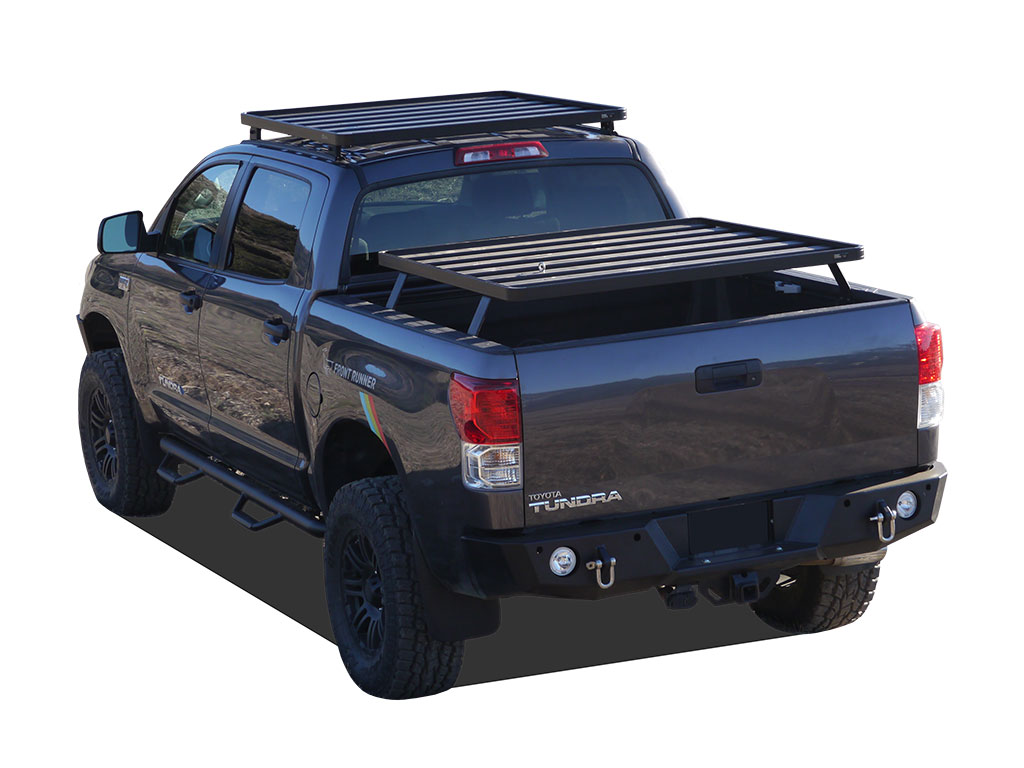 Toyota Tundra DC 4-Door Pickup Truck (2007-Current) Slimline II Load Bed Rack Kit - Front Runner - KRTT956T