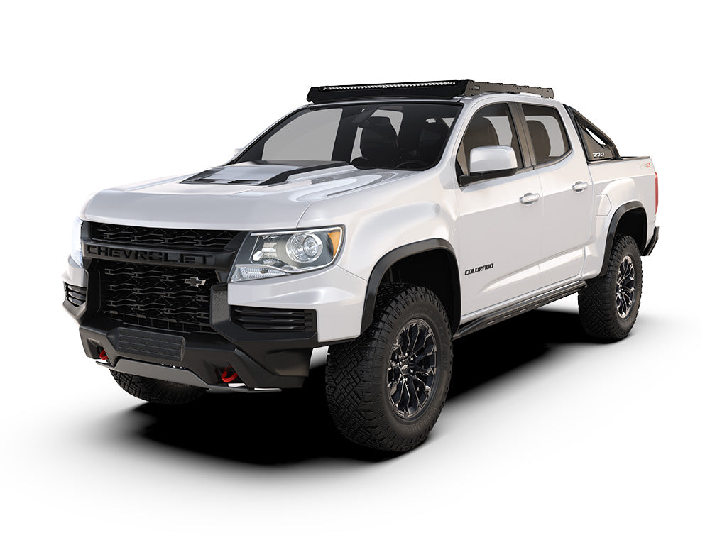 Chevrolet Colorado/GMC Canyon (2015-2022) Slimsport Roof Rack Kit / Lightbar Ready - Front Runner - KSCC003T