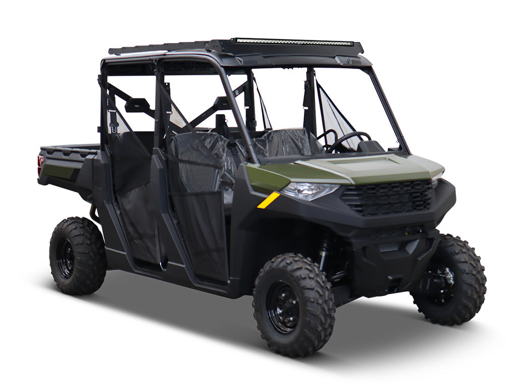 Polaris Ranger Crew Cab (2018-Current) Slimsport Roof Rack Kit / Lightbar Ready - Front Runner - KSPR004T