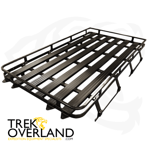 Land Rover Defender 90 / 110 0.9m Black Roof Rack - Patriot Products - D90/D110-0900-NLR-PCB