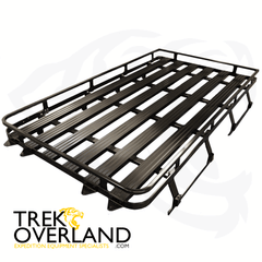 Land Rover Defender 110 2.8m Black Roof Rack - Patriot Products - D110-2800-NLR-PCB