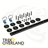 Aluminium Cargo Track & Load Ring Set 1200mm Long - ARB - LT01A