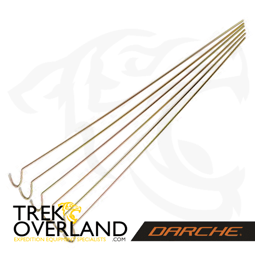 Roof Tent Window/Fly Tension Pole (Set of 6) - Spares - Darche - T050801239