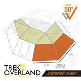 EC27 W2 - Wall Set 2 for Eclipse 270° Awning (UK Passenger Side) - Awning - Darche - T050801745B