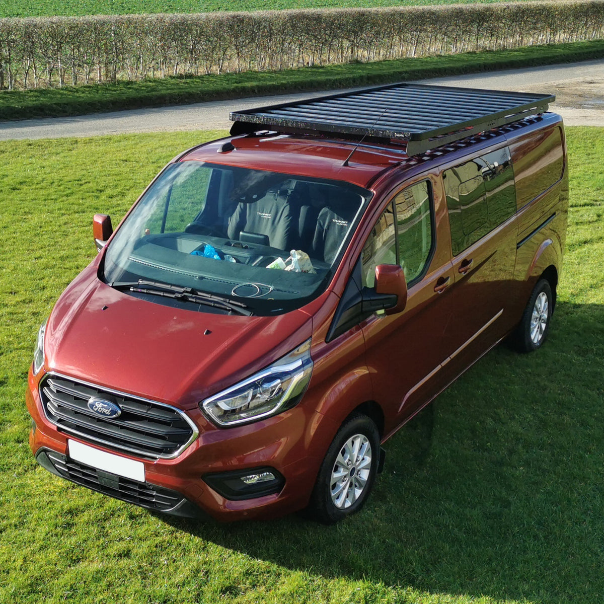 Ford Transit Custom Roof Rack Perfect for Lease Vehicles! Trek Overland Ltd