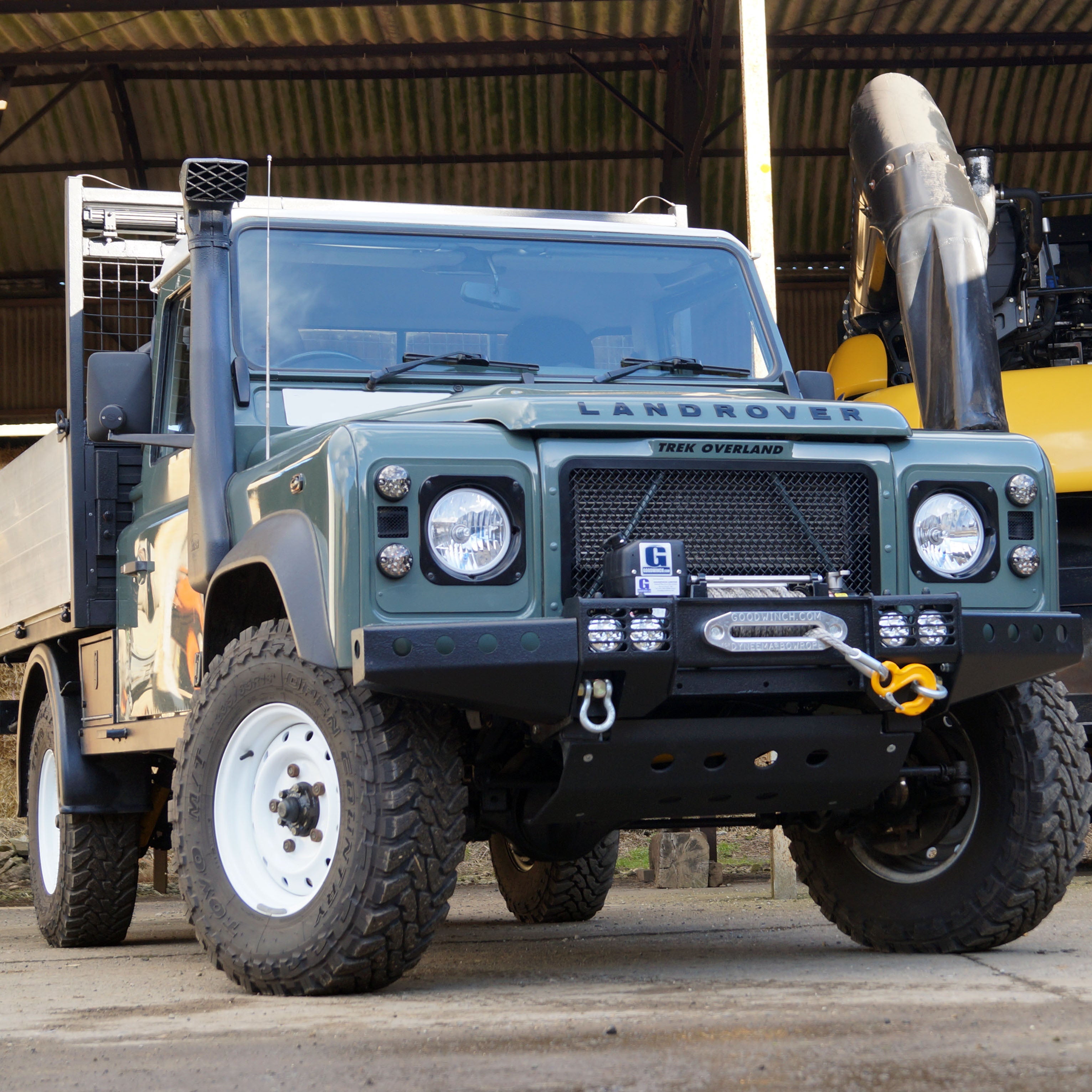 Range Rover Tipper The Ultimate Land Rover Defender 110 Tipper Workhorse – Trek Overland Ltd