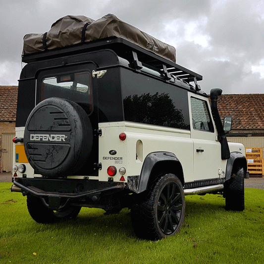 Land Rover Defender 90 Roof Tent and Roof Rack Fitting