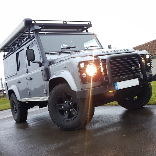 Land Rover Defender 110 Roof Rack, Lighting, Security and More!