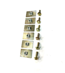 FRONT WINSCREEN CAPTIVE NUT PLATE KIT (6 PLATES, 6 SCREWS, 6 WASHERS) - DDS Metals - AHR710280KIT