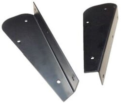 REAR MUDFLAP BRACKETS (STAINLESS STEEL BLACK POWDER COATED) PAIR - DDS Metals - LR725SSB