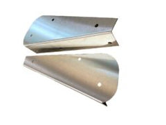 REAR MUDFLAP BRACKETS (STAINLESS STEEL) PAIR - DDS Metals - LR725SS