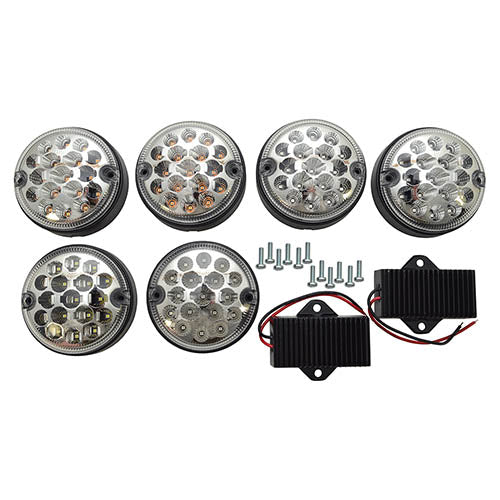 Land Rover Defender NAS Rear Clear LED Light Upgrade Kit - Wipac - DA1143CL