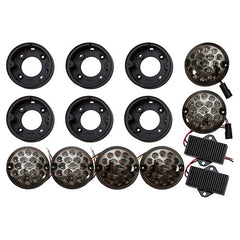 Land Rover Defender NAS Rear Smoked LED Light Upgrade Kit - Wipac - DA1143SM