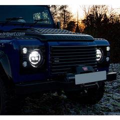 Land Rover Defender Lynx Halo 7 Inch LED Headlamp Upgrade (Single) - Britpart - DA3462K
