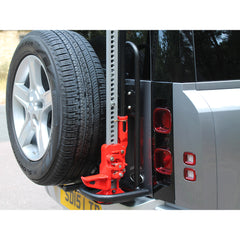 Land Rover Defender 2020> Spare Wheel Cradle & Jack Mount - Safety Devices - DA3570