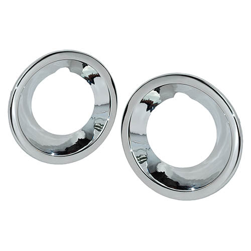 Land Rover Discovery 3 Chrome Fog Light Surrounds - Britpart - DA5662