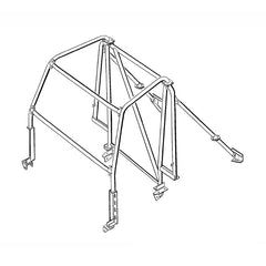 Land Rover Defender 90 External/Internal Roll Cage - Safety Devices - RBL0927SSS