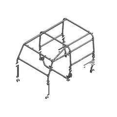 Land Rover Defender 90 Full External Roll Cage - Safety Devices - RBL1087SSS