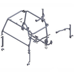 Land Rover Defender 90 External / Internal Roll Cage - Safety Devices - RBL1387SSS