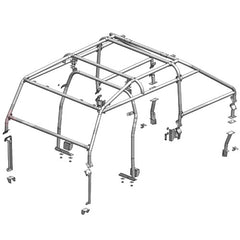 Land Rover Defender 110 Crew Cab Roll Cage - Safety Devices - RBL1857SSS