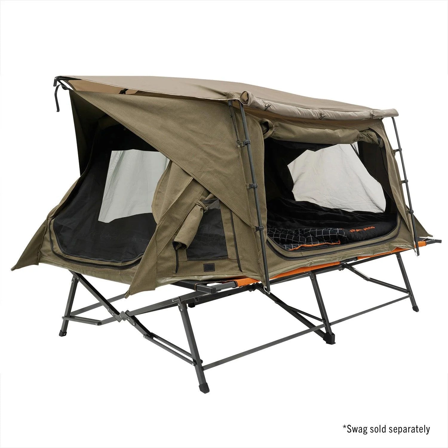 stretcher met tent XL Double Camp Bed / Stretcher - Darche