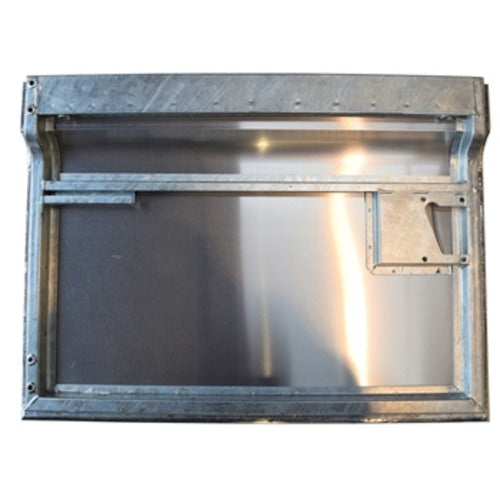 Land Rover Series  3 Front Door Bottom Rh (Galvanised Frame) No Lock Hole (S) - DDS Metals - 395529GALV / 395529