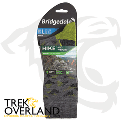 Hike Mid Weight Merino Endurance Boot Socks Mens - Bridgedale - 710092/118/L