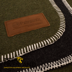 100% Wool Outdoors Blanket (Moss Green / Black) - Petromax - 861-de-471-150