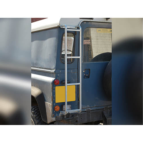 Land Rover Defender & Series Non Drill Galvanised Roof Access Ladder - Britpart- DA1089