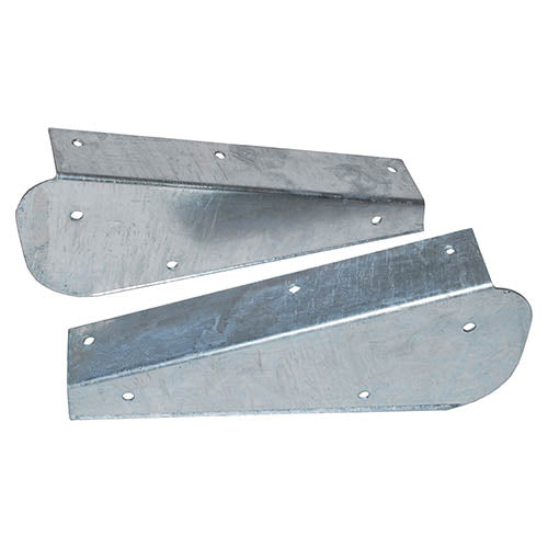 Land Rover Defender 90 Rear Galvanised Mud Flap Brackets - DA1187