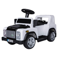 Kids Ride On Land Rover Defender Small White - BRITPART - DA1517