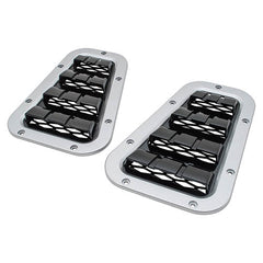 Land Rover Defender Bonnet Vent Air Intake Grill Set - Britpart - DA1975
