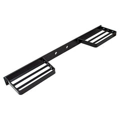 Land Rover Defender Tow Hitch Mounted Black Rear Double Step - Britpart - DA4070B