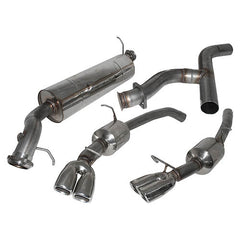 S/S SPORTS EXHAUST R/R  2.5TDI 97-02 CAT BACK SPORTS TWIN - DOUBLE SS - DA4247