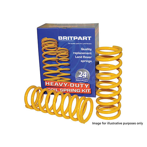 Land Rover Defender 90, Discovery 1 and RRC Rear Heavy Duty Springs - BRITPART - DA4278