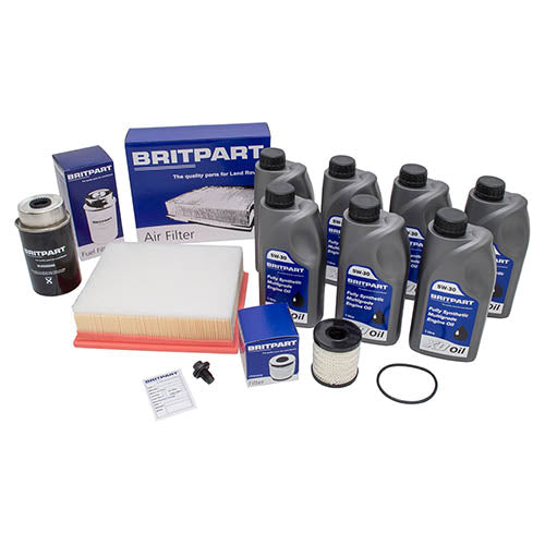 Land Rover Defender 2007> 2.4 / 2.2 Filter Service Kit with Oil - Britpart - DA6040COM