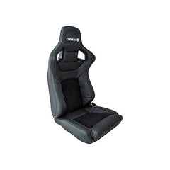 RRS SEATS LEATHER/ALCANTARA (PAIR) - CORBEAU - DA7317