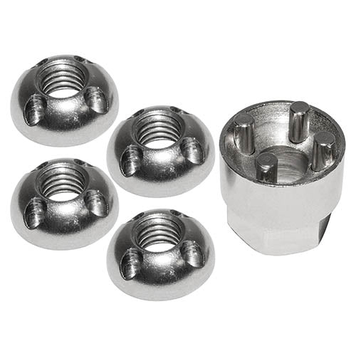 M6 Tamper Proof Nut Set for Awning Security etc - Britpart - DA7330