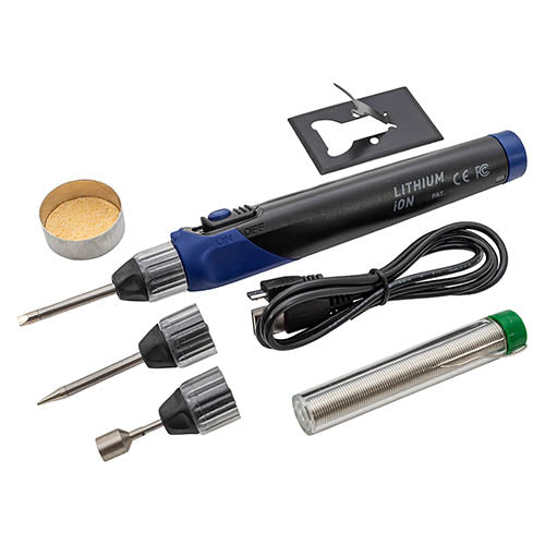 SOLDERING IRON KIT 30W - RECHARGEABLE - LASER - DA7485