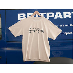 STEERING WHEELS T-SHIRT - S - BRITPART - DA8071