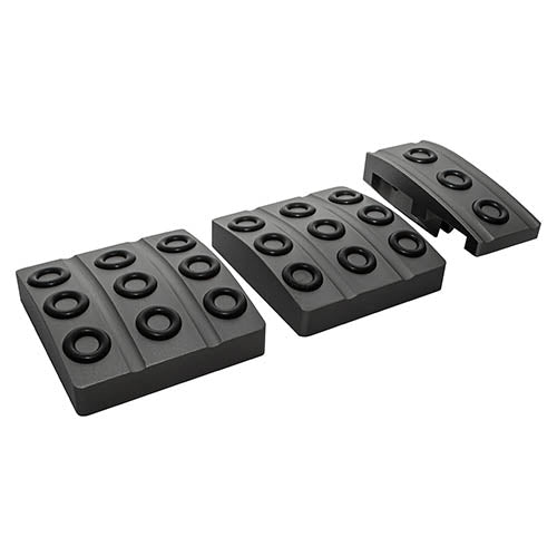 DEFENDER TD5/TDCI ALU PEDAL COVERS – GREY   - BRITPART - DA8859