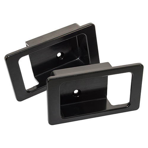 DEFENDER DOOR LEVER SURROUND PAIR BLACK - BRITPART - DA8953