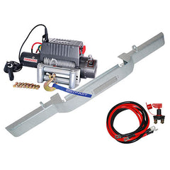 Land Rover Defender 9500lb Winch & Galvanised Winch Bumper Kit - Britpart - DB1310GALV