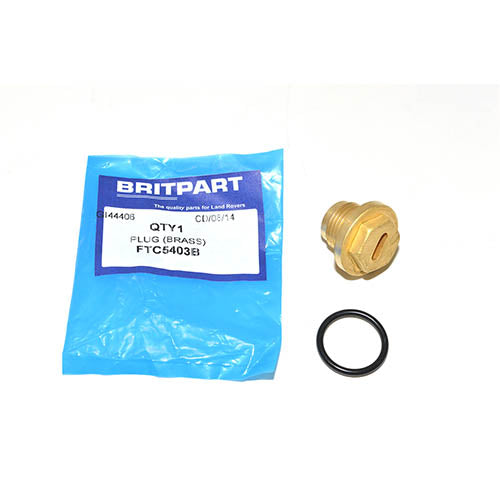 PLUG - INC O RING (BRASS) - BRITPART - FTC5403B
