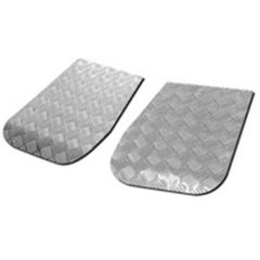 Short Land Rover Series  3 Wing Tops Satin Anodised Finish 3Mm - DDS Metals - LR137S-3