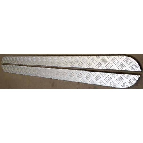 Land Rover Series  3 88" Sill Protector Chequer Plate Satin Anodised Finish 3Mm - DDS Metals - LR142S-3