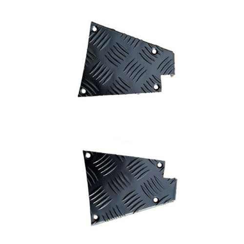 90 Black Slim Line 3Mm Rear Corners (C/Sunk & S/S Fittings)  - DDS Metals - LRB106B